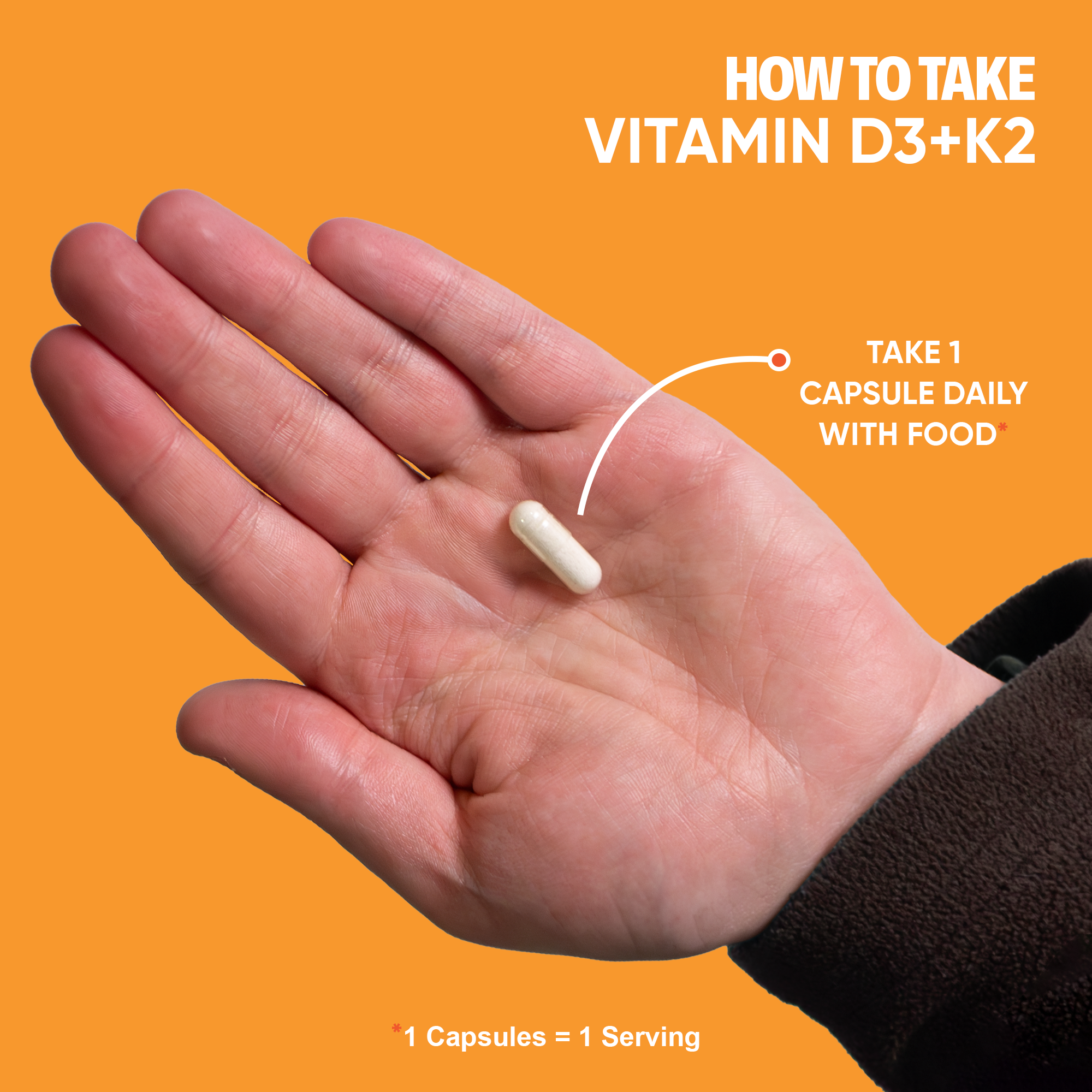 Vitamin D3 + K2